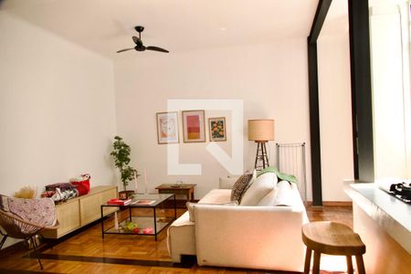 Sala  de apartamento à venda com 1 quarto, 61m² em Jardim Botânico, Rio de Janeiro