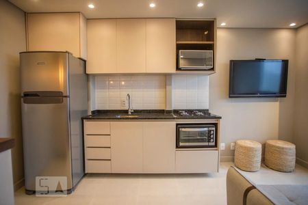Sala / Cozinha de apartamento à venda com 1 quarto, 26m² em Vila Guarani (z Sul), São Paulo