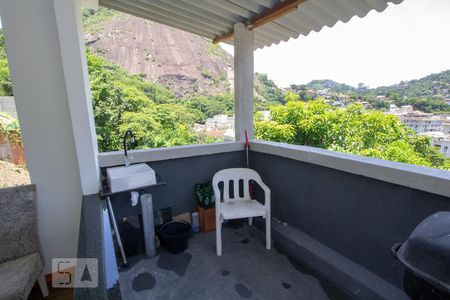 Área comum - Churrasqueira de casa para alugar com 2 quartos, 90m² em Laranjeiras, Rio de Janeiro