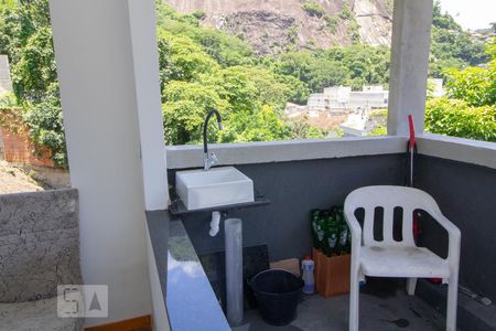 Área comum - Churrasqueira de casa para alugar com 2 quartos, 90m² em Laranjeiras, Rio de Janeiro