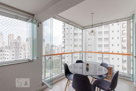 Varanda  de apartamento à venda com 1 quarto, 52m² em Jardim Vila Mariana, São Paulo