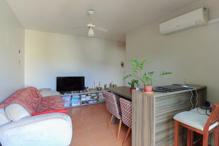 Sala de apartamento à venda com 1 quarto, 53m² em Azenha, Porto Alegre