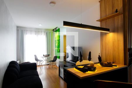 Sala de apartamento para alugar com 2 quartos, 46m² em Jardim Barro Branco, Cotia