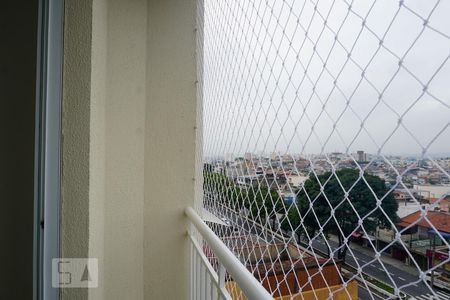Varanda da Sala de apartamento à venda com 2 quartos, 48m² em Jardim Laone, São Paulo