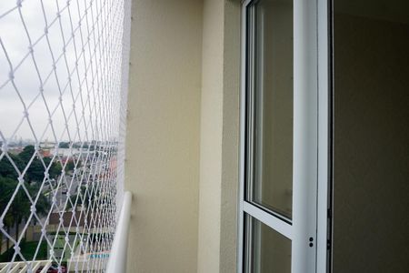 Varanda da Sala de apartamento à venda com 2 quartos, 48m² em Jardim Laone, São Paulo