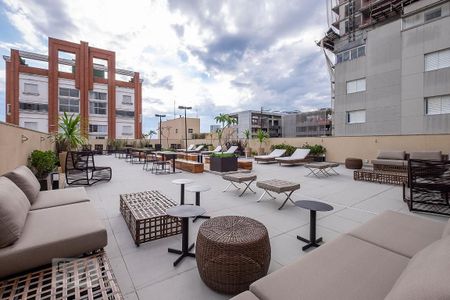 Área comum de kitnet/studio à venda com 1 quarto, 26m² em Pinheiros, São Paulo