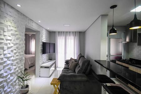 Sala de apartamento para alugar com 2 quartos, 49m² em Parque Reboucas, São Paulo