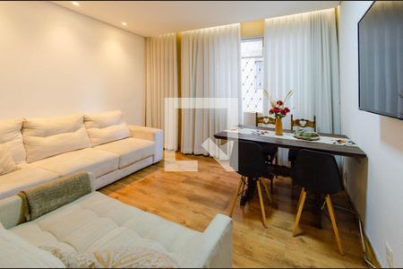 Sala de apartamento à venda com 3 quartos, 83m² em Nova Suíssa, Belo Horizonte