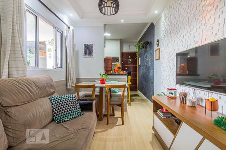 Sala de apartamento à venda com 1 quarto, 55m² em Parque Novo Oratório, Santo André