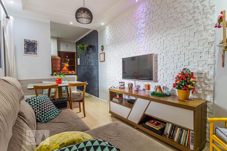 Sala de apartamento à venda com 1 quarto, 55m² em Parque Novo Oratório, Santo André