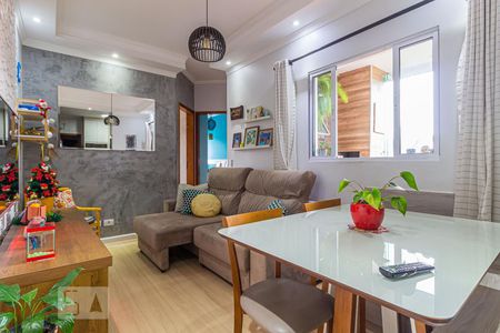 Sala de apartamento à venda com 1 quarto, 55m² em Parque Novo Oratório, Santo André