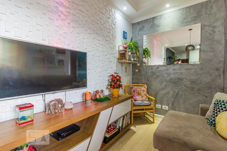 Sala de apartamento à venda com 1 quarto, 55m² em Parque Novo Oratório, Santo André