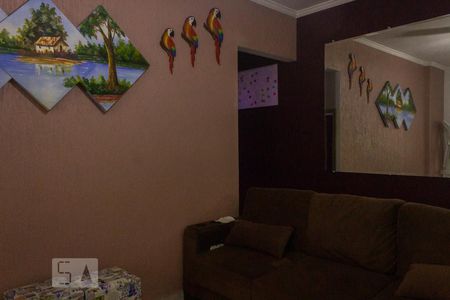 Sala de apartamento para alugar com 1 quarto, 50m² em Tupi, Praia Grande