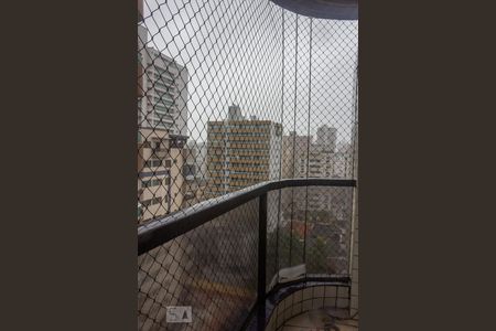 Varanda da sala de apartamento para alugar com 1 quarto, 50m² em Tupi, Praia Grande