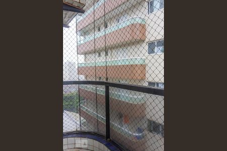Varanda da sala de apartamento para alugar com 1 quarto, 50m² em Tupi, Praia Grande