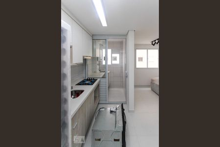 Cozinha de apartamento à venda com 1 quarto, 36m² em Vila Graciosa, São Paulo