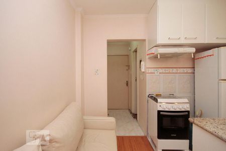 Sala / Cozinha de apartamento à venda com 1 quarto, 29m² em Vila Buarque, São Paulo