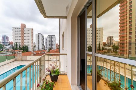Varanda da Sala de apartamento à venda com 3 quartos, 147m² em Centro, Santo André