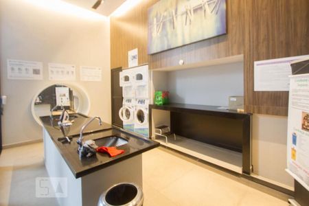 Studio para alugar com 30m², 1 quarto e 1 vagaLavanderia