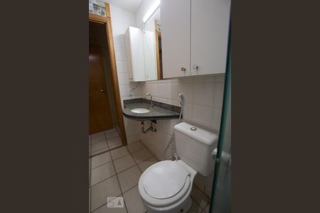 Banheiro da suíte de apartamento para alugar com 1 quarto, 40m² em Nova Aliança, Ribeirão Preto