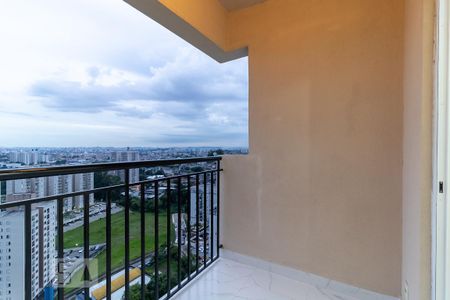 Varanda da Sala de apartamento para alugar com 2 quartos, 52m² em Jardim Celeste, São Paulo