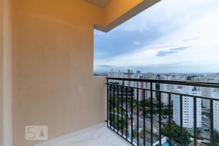 Varanda da Sala de apartamento para alugar com 2 quartos, 52m² em Jardim Celeste, São Paulo