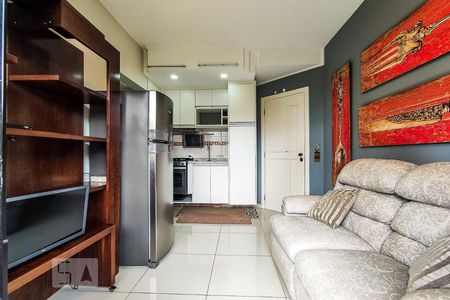Sala de apartamento para alugar com 1 quarto, 34m² em Paraíso do Morumbi, São Paulo