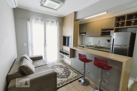 Sala de apartamento à venda com 1 quarto, 45m² em Várzea da Barra Funda, São Paulo