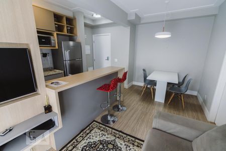 Sala de apartamento à venda com 1 quarto, 45m² em Várzea da Barra Funda, São Paulo