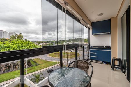 Varanda de apartamento à venda com 1 quarto, 40m² em Bethaville I, Barueri