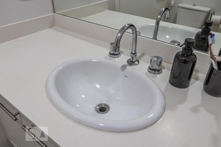 Detalhe do Banheiro da Suíte de apartamento à venda com 1 quarto, 40m² em Bethaville I, Barueri