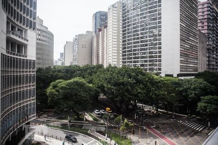 vista da Sacada de kitnet/studio para alugar com 1 quarto, 20m² em Centro, São Paulo