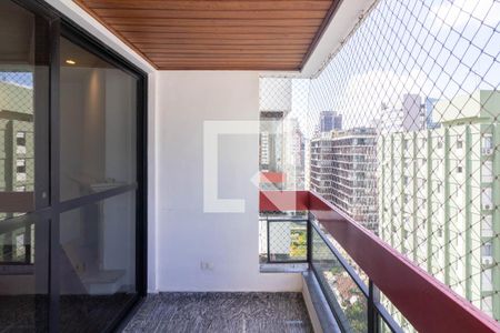 Varanda da Sala de apartamento para alugar com 4 quartos, 144m² em Itaim Bibi, São Paulo