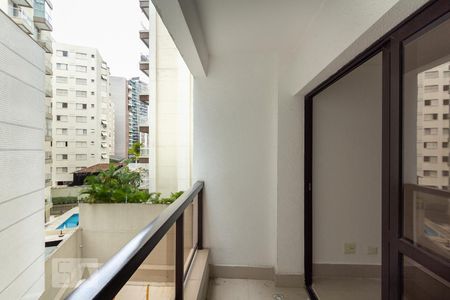 Varanda da Sala de apartamento para alugar com 2 quartos, 67m² em Vila Olímpia, São Paulo