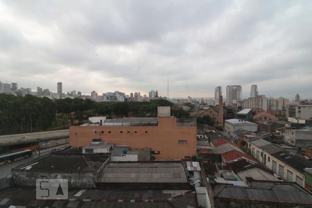 Vista da Sala e Quarto  de apartamento para alugar com 1 quarto, 39m² em Brás, São Paulo