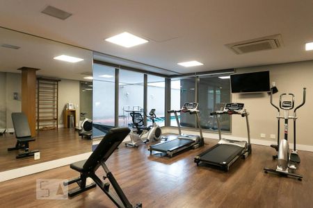 Apartamento para alugar com 35m², 1 quarto e 1 vaga Apartamento para alugar com 35m², 1 quarto e 1 vagaÁrea comum - Academia