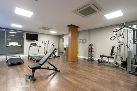 Apartamento para alugar com 35m², 1 quarto e 1 vaga Apartamento para alugar com 35m², 1 quarto e 1 vagaÁrea comum - Academia