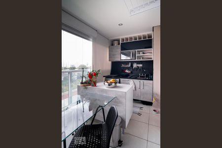 Apartamento para alugar com 36m², 1 quarto e 1 vagaVaranda / Cozinha