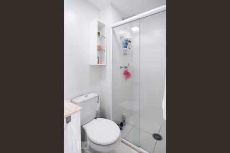 Banheiro Social de apartamento para alugar com 1 quarto, 36m² em Brooklin Paulista, São Paulo