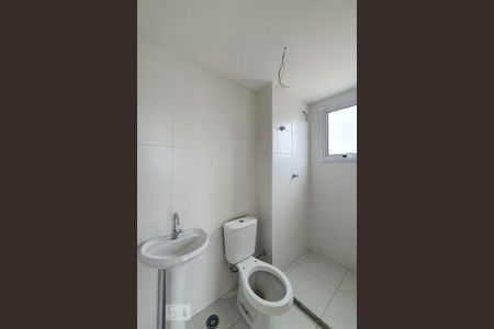 Banheiro da suíte de apartamento para alugar com 1 quarto, 29m² em Jardim da Glória, São Paulo