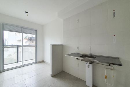 Sala/cozinha de apartamento à venda com 1 quarto, 29m² em Jardim da Glória, São Paulo