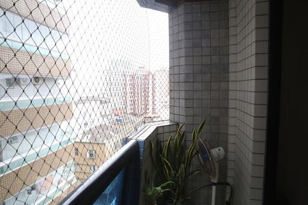 Vista da Varanda de apartamento para alugar com 1 quarto, 62m² em Guilhermina, Praia Grande