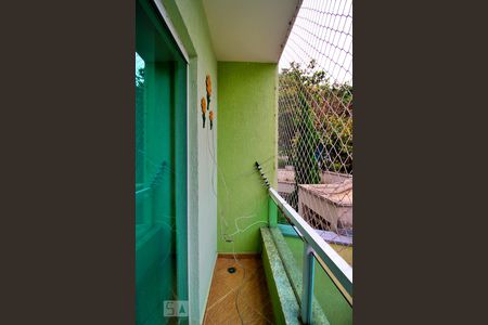 Varanda da Sala de casa para alugar com 3 quartos, 89m² em Jardim, Santo André