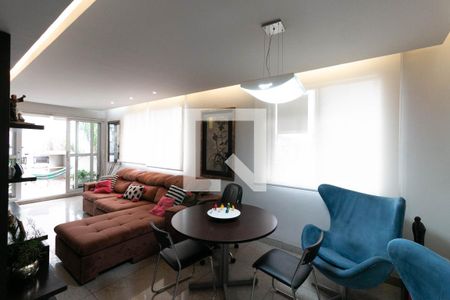 Sala de apartamento à venda com 4 quartos, 136m² em Serra, Belo Horizonte