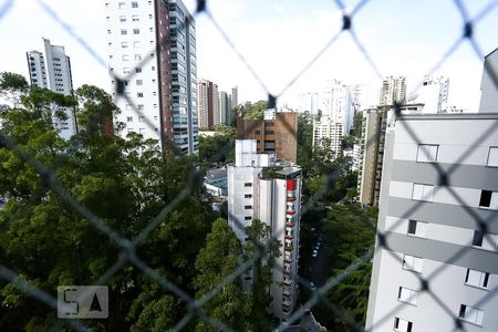 Sala vista de apartamento à venda com 3 quartos, 117m² em Vila Andrade, São Paulo