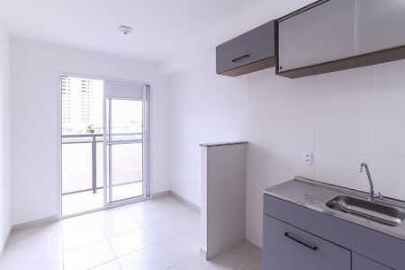 Sala e Cozinha de apartamento à venda com 1 quarto, 29m² em Água Branca, São Paulo