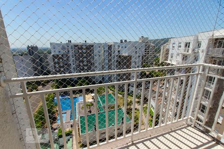 Varanda Sala de apartamento à venda com 2 quartos, 56m² em Jardim Sabará, Porto Alegre