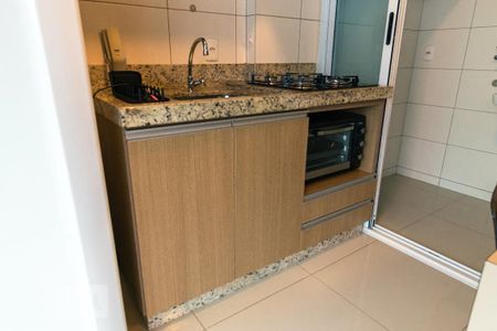 Studio para alugar com 45m², 1 quarto e 1 vagaDetalhe cozinha