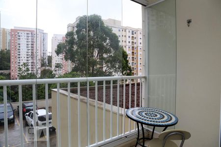 Varanda da Sala de apartamento para alugar com 3 quartos, 70m² em Parque Reboucas, São Paulo