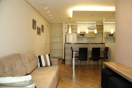 Sala/Cozinha de apartamento para alugar com 2 quartos, 50m² em Parque Reboucas, São Paulo